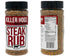 Generic 11oz, Kiler Hogs Steak Seasoning Rub Gourmet Steakhouse Flavor for Beef, Pork & Chicken