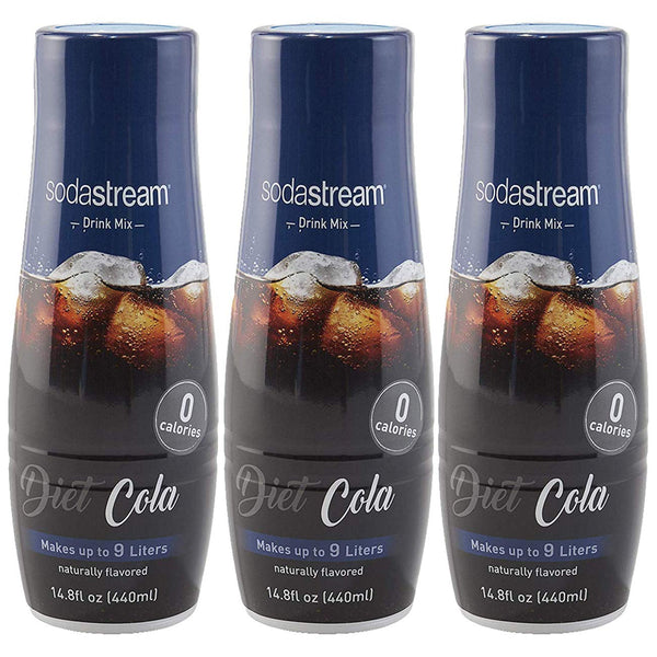 SodaStream Diet Cola, 440ml 3 Pack, 14.8 Fl Oz