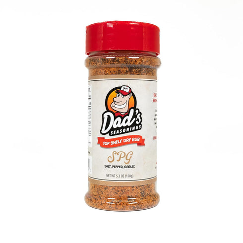 Dads Seasonings SPG Seasoning - All-Purpose Salt Pepper Garlic BBQ Rub -