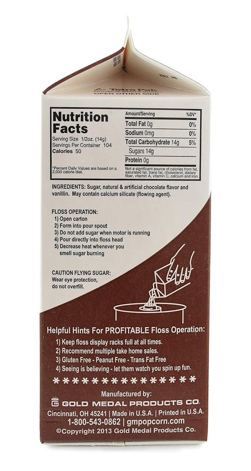 Generic 3.25 lb 1 52 oz 1/2 Maple (Maple Syrup) - Floss sugar Flavor Cotton Candy - Carton - Gallon