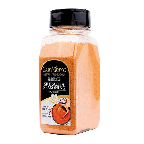 (8 GranAroma Sriracha Seasoning Powder, Spicy & Tangy Flavor, Seasoning for Tacos, Stir-Fries, and Grilled Vegetables