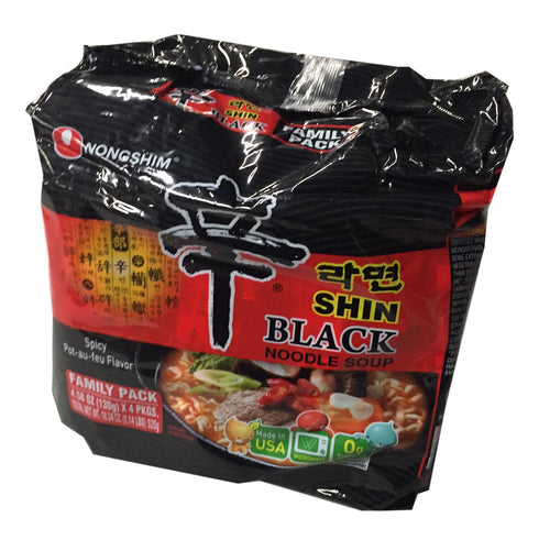 Nongshim Pack Korean Ramen Familiy (Shin Black)