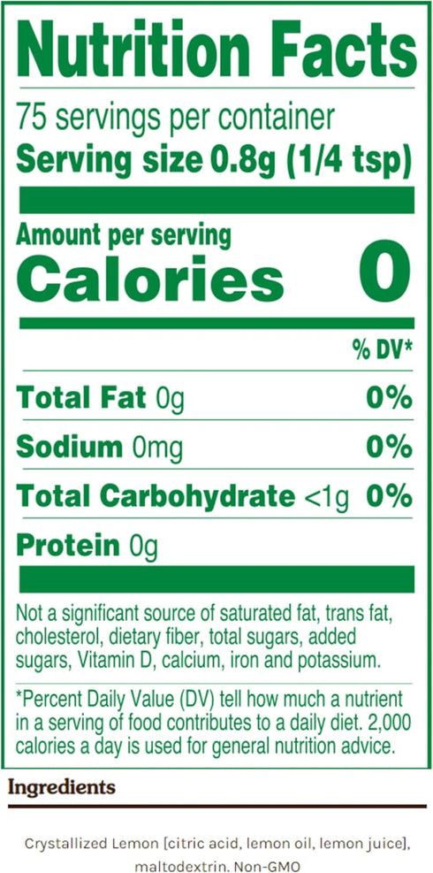 True Lemon Shaker, 2.12 Ounces (60g)