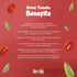 7oz Berrilys Organic Sun-Dried Tomatoes, Salted, No Sulfur, No preservatives, Kosher, Raw, Non-GMO, Requires