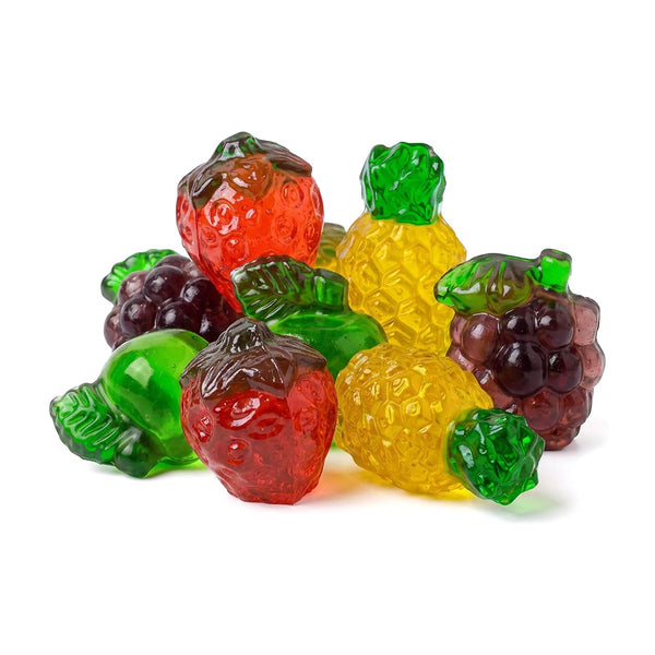 NY Spice Shop Fruit Mix 3D Gummy Candy Bulk - 5 Pound