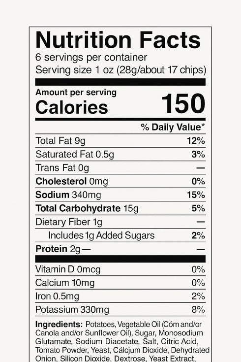 Generic Pack (6 oz 4 Pack) The Whole Shabang Chips by Moon Lodge Bold Original and Extreme Flavors Whole Shabang Potato
