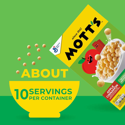 14 oz Mott's Apple Cinnamon Cereal, Made with Apple Puree, Whole Grain