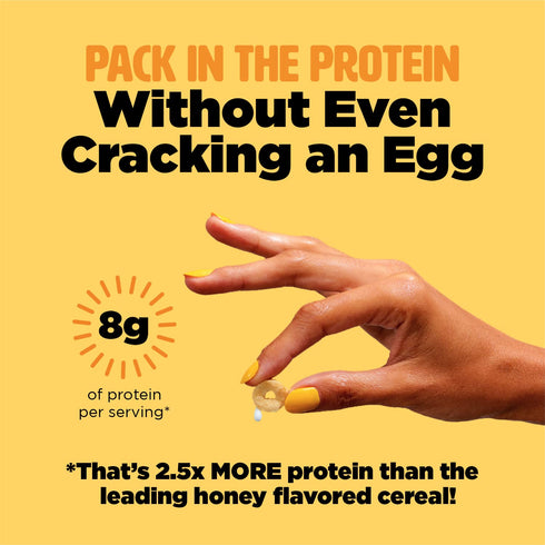 (1-Pack) Protein and Gluten-Free Breakfast Cereal by Three Wishes - High Protein and Low Sugar Snack - Vegan, Kosher