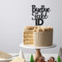 Bye Bye Fake Id Cake Topper - Cheers to 18 19 21 Years Birthday Party Decorations, Legal AF (Black)