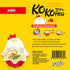 Pack 20, Pack (120g 20) Paldo Fun & Yum Kokomen Ramen Hot Spicy Instant Noodles with Soup, of Chicken Based Broth