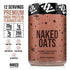 20g 12 Naked Oats - Double Chocolate Overnight Oats, Grass-Fed Protein, Gluten-Free Oatmeal Instant Breakfast or Shake