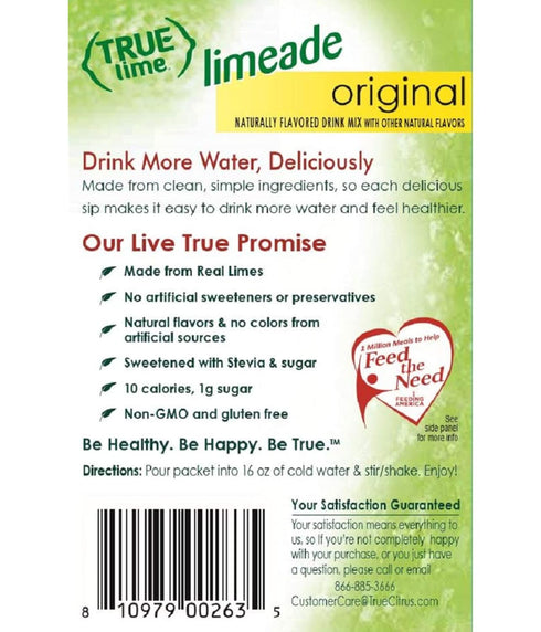 10 4 pack True Lime Original Limeade, ct