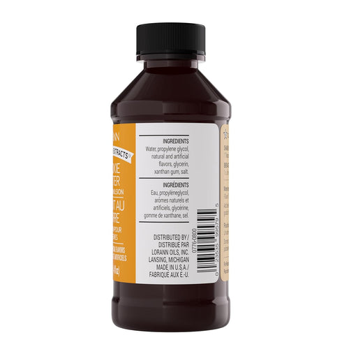 LorAnn Oils Cookie Butter Bakery Emulsion - Ideal for Cakes, Cookies & Desserts, Gluten-Free, 4 Oz