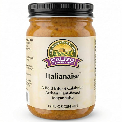 Calizo Condiments Italianaise Mediterranean Calabrian Pepper & Herb Mayo Sauce Gourmet Italian-Style