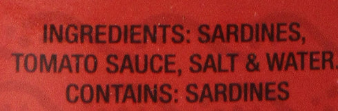 7.5 (Pack 12) MW Polar Sardines, Tomato Sauce, Ounce