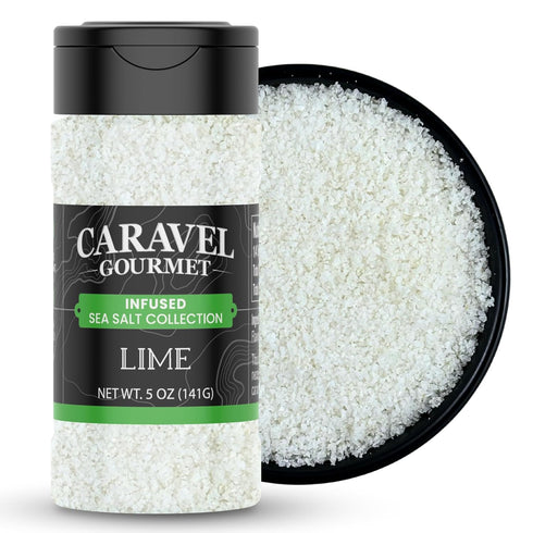 Lime Salt for Seasoning, Grilling and Rimming Pure and Mineral-Rich Flavored Salt