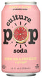 Culture Pop Soda Probiotic Grapefruit Soda 12 FO