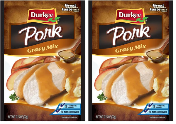 Durkee Pork Gravy Mix, 0.75 Ounce (Pack of 2)