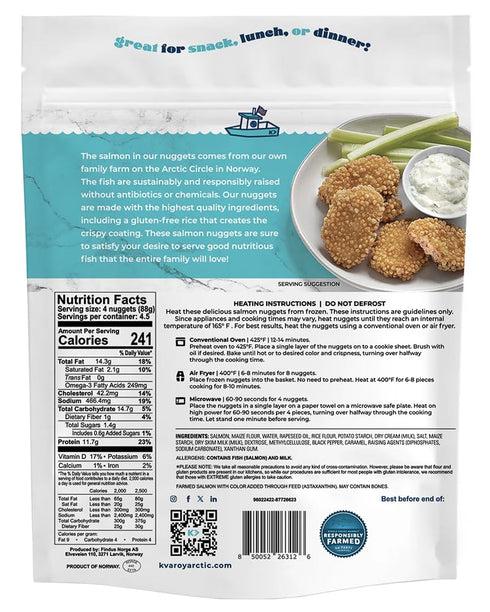 Kvaroy Arctic 14 OZ Atlantic Salmon Nuggets