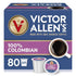 Victor Allen's Coffee 100% Colombian, Medium Roast, 80 Count, Single Serve Coffee