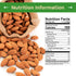 2Lb Sincerely Nuts Roasted Whole Unsalted Almonds No Shell - Bag - Incredibly Tasty - Sealed for Freshness - Healthy