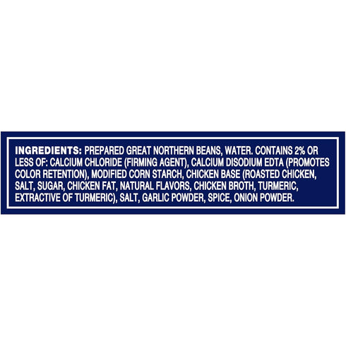 15.5 oz (Pack 12), BUSH'S BEST Canned White Chili Bean Mild, Source of Plant Based Protein and Fiber, Low Fat, Gluten