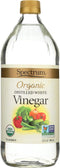 Spectrum Naturals Organic Distilled White Vinegar, Non GMO, 32 Ounce (Pack of