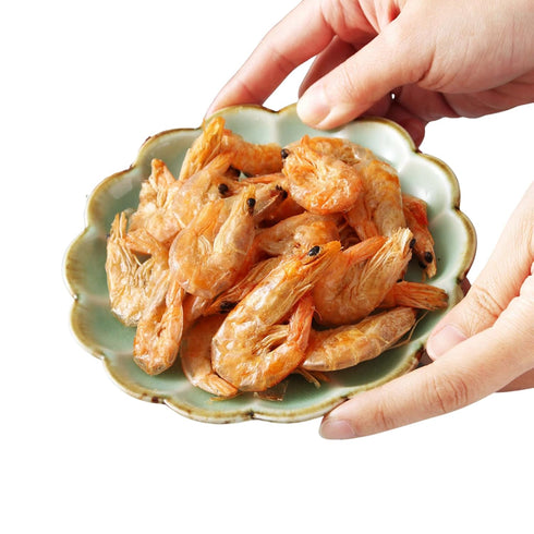 i3Fresh 25g Crispy Whole Dried Shrimp Snack - Premium Taiwanese White Shrimp, Antibiotic-Free, Vacuum Low-Temperature