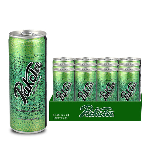 Pakola Cream Soda - Classic Creamy Soda (12-Pack) - Halal, Original Sweet
