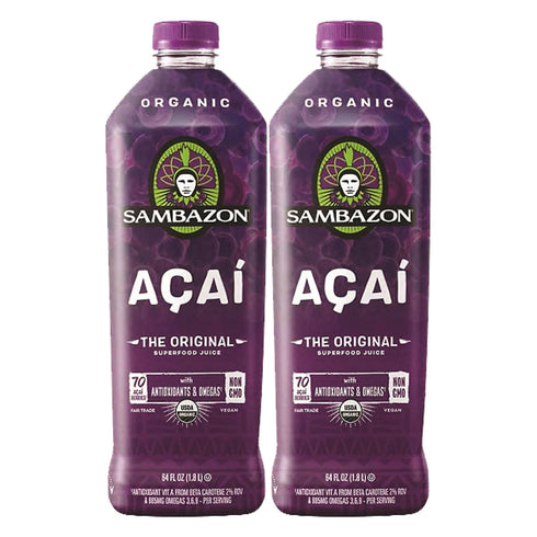 Grocerama Sambzon Organic Acai Juice, 64 fl. oz. (2 Pack)