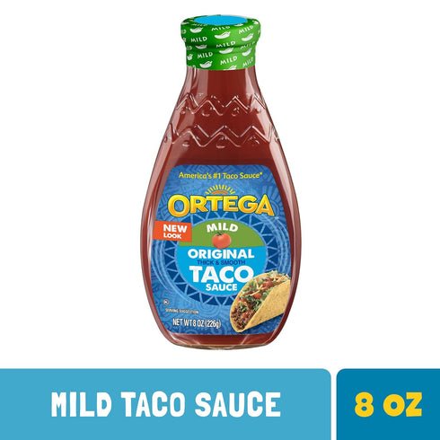 8 (Pack 12) Ortega Original Taco Sauce, Mild, Ounce