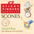 English Scone Mix, Original Flavor by Sticky Fingers Bakeries, Makes 12 Fresh Baked Scones (1pk)