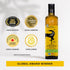 500 ML (17 oz) 1 Pack, (1) Terra Delyssa First Cold Pressed Extra Virgin Olive Oil, Single Sourced, fl. Dark Glass