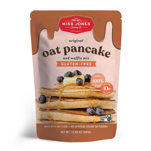 Miss Jones Baking Original Oat Pancake and Waffle Mix - Made with