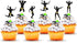 36 PCS Male Dancers Beefcake Cupcake Toppers - Bachelorette Decoration Supplies