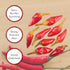 17.5 Pack 1 Roland Foods Calabrian Chili Peppers in Vinegar, Specialty Imported Food, Ounce