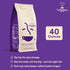 2.5 (Pack 1) Coffee Bean Direct Chocolate Raspberry Flavored, Whole Bean Coffee, Berry & Cocoa Flavor, Pound Bag