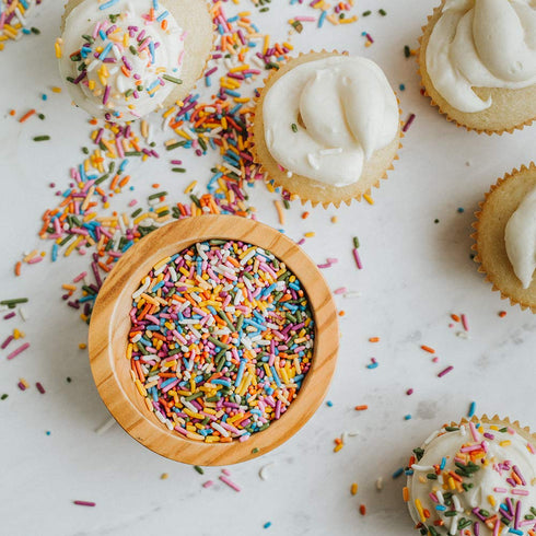 Color Kitchen Rainbow Sprinkles - Natural Ingredients for Baking, Ice Cream, Cookies, Gluten-Free, 3 OZ