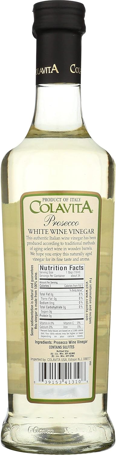 17 oz (2 Colavita Prosecco White Wine Vinegar - Bottle)