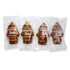 2oz 8 Pack Milk Chocolate Peanut Butter Santa - Holiday Candy - Creamy Milk Chocolate Filled with Smooth Peanut Butter