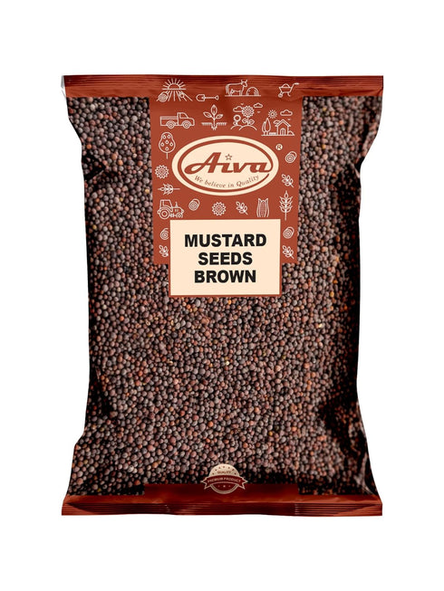 AIVA Mustard Seeds Brown (RAI SARSON) Whole I All Natural | Indian