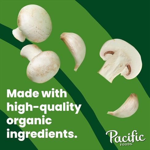 32 oz Pacific Foods Organic Mushroom Broth, Carton