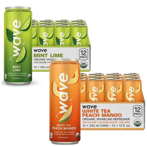 WAVE Sparkling Refreshers | Sparkling Juice | Organic Hydration | Low Calorie