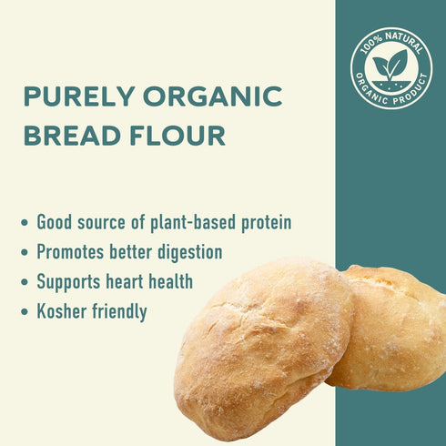 100% 5 lbs Fairhaven Mill Fine Ground Whole Wheat Bread Flour - USDA Organic Certified and Whole Grain - Superior