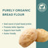 100% 5 lbs Fairhaven Mill Fine Ground Whole Wheat Bread Flour - USDA Organic Certified and Whole Grain - Superior