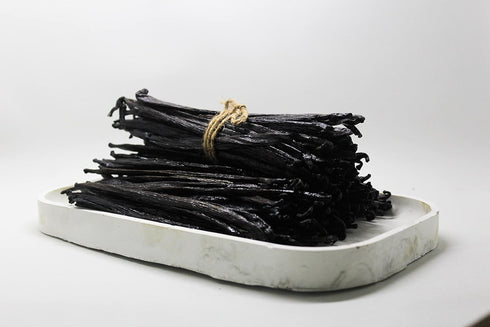 50 4-5 inches, (50 Vanilla Beans Grade B for Making Vanilla Extract, Vanilla Beans Bulk for Extract Grade Perfect