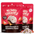 My Sweet Chickpea Dark Chocolate & Strawberry Flavor Covered Chickpeas Crunchy & Light Sweet Snack,