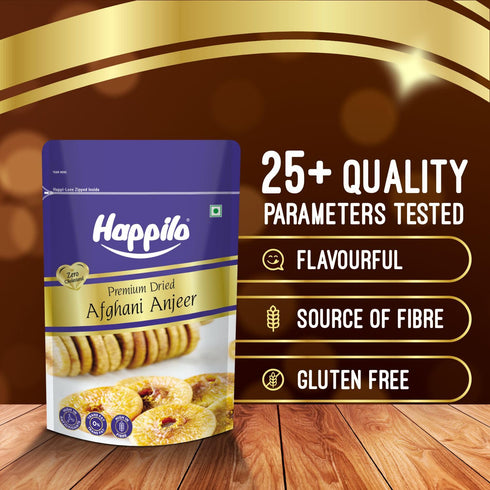 Happilo Premium Dried Afghani Anjeer - Nutritious and Delicious Snack