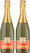 Tuscanini Sparkling Bianco Grape Juice, 25.4oz (2 Pack) | Non-Alcoholic Celebration Drink