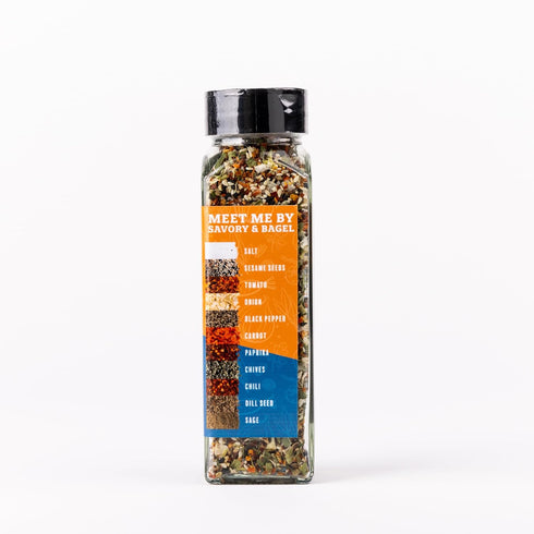 Spice St. Market 4.5 - Savory Bagel Blend All-Purpose Seasoning with Sesame Seeds, Onion, Garlic, and Spices, ounce
